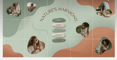 Esempio di stile Bio Design per un sito web