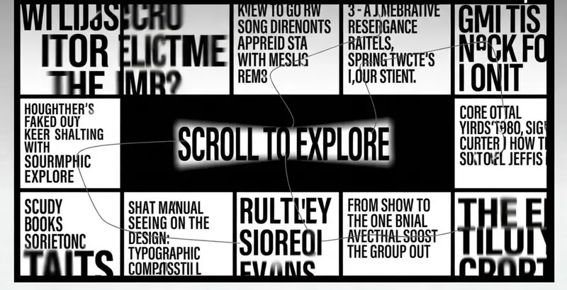 Esempio di Kinetic Typography con testo in movimento